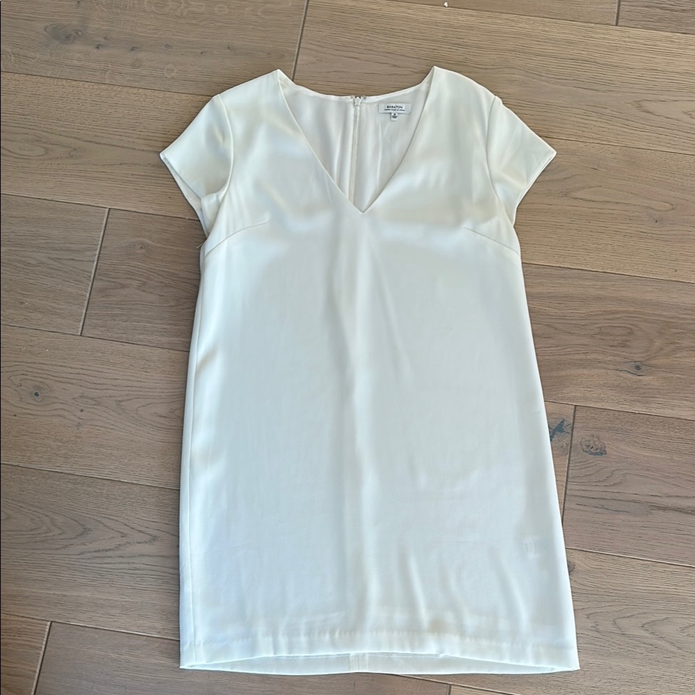 Babaton Cream Midi T-Shirt Dress